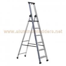 3 tread aluminum platform stepladder 13 cm Steps Dimension