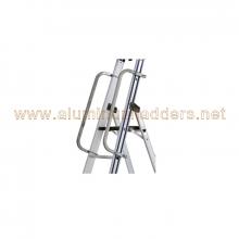 3 tread aluminum platform stepladder 13 cm Steps Dimension - handrail
