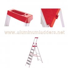 8 tread aluminum platform stepladder H 182 cm details
