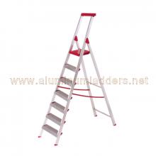 8 tread aluminum platform stepladder H 182 cm