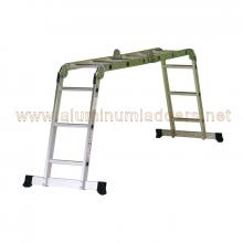 Multi Purpose Aluminum Ladder Folding Step Ladder Scaffold Extendable 4 x 3