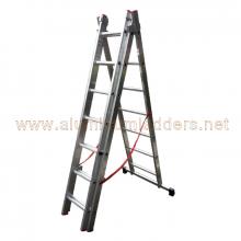 13' A-Type Triple Extension Aluminum Ladders 7 rungs