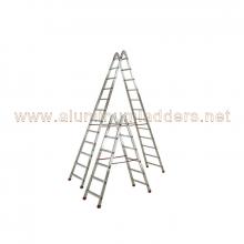 Double Sided Step Aluminum Ladders 158 cm