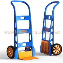 Monocoque hand truck in strengthened technopolymer