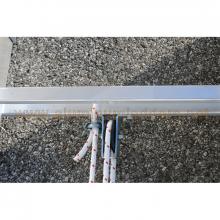 2 Section 10 rung Aluminum Extension Ladder Rope Operated