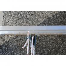 2 Section 16 rung Aluminum Extension Ladder Rope Operated