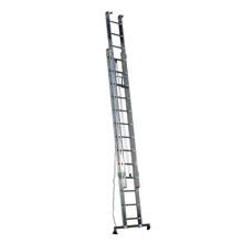 2 Section Aluminum Extension Ladders Rope Operated