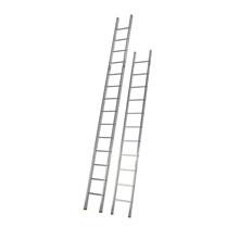 Single Section Aluminum ladder with rungs or steps